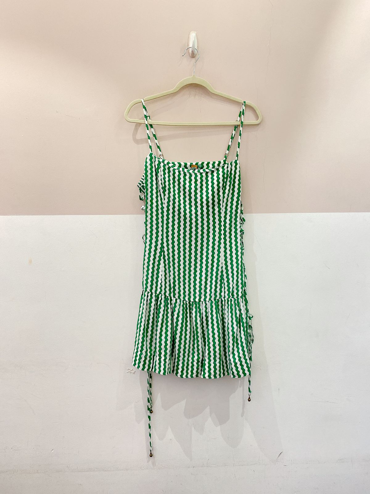 Vestido curto verde Farm G