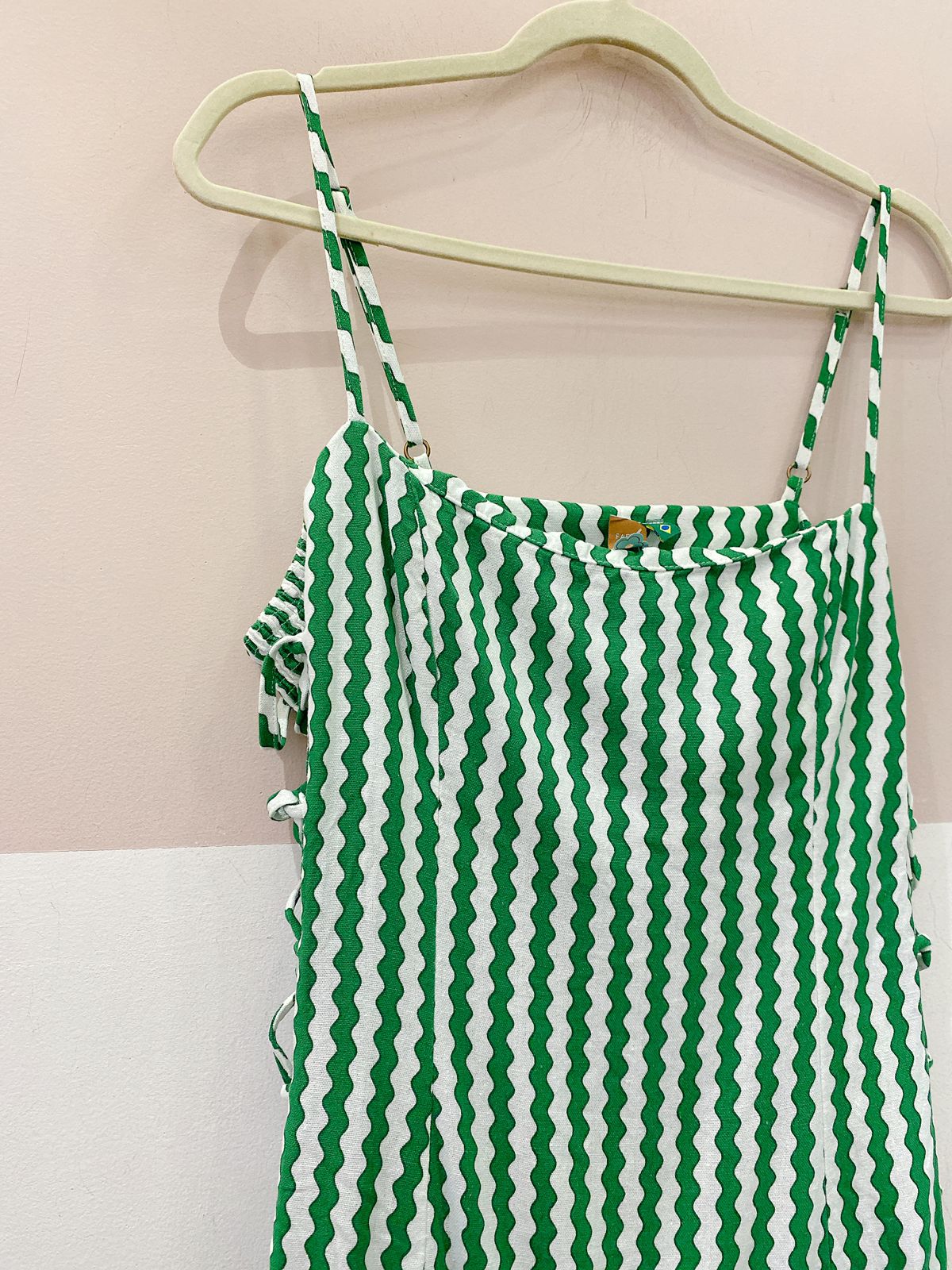 Vestido curto verde Farm G